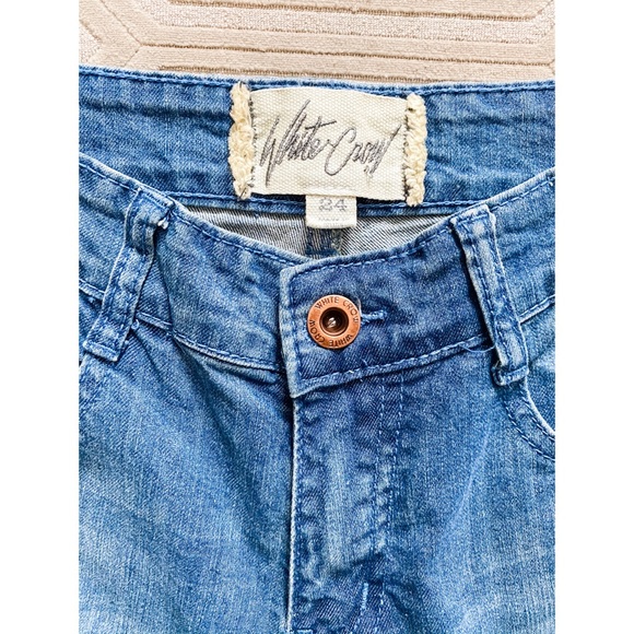 WHITE CROWπ¦ Indie Light Wash Flare Jeans - Picture 5 of 6